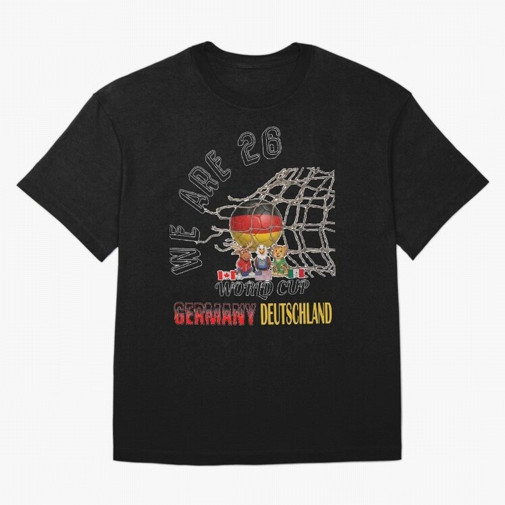 World cup 26 - Germany Oversized T-Shirt Refresh FIFA World Cup 2026 Driven by Messi, Neymar and Mbappe, Germany Energy, Sports Nostalgia, International Competition, Famous Players and Unforgettable Victories; Created for Match Day Parties, Soccer