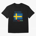 SWEDEN WORLD CUP 2026 Oversized T-Shirt Showcase FIFA World Cup 2026 Spirit, Driven by Argentina and Brazil, Neymar, Haaland and Cristiano Ronaldo, Sports Nostalgia, International Competition, Famous Players and Unforgettable Victories; Made for