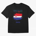 CROATIA WORLD CUP 2026 Oversized T-Shirt Support Iconic Players in FIFA World Cup 2026 for Fans of Cristiano Ronaldo and England and Germany, Bringing Global Supporter Spirit, Legendary Goals, National Colors and Tournament Celebration; Made for