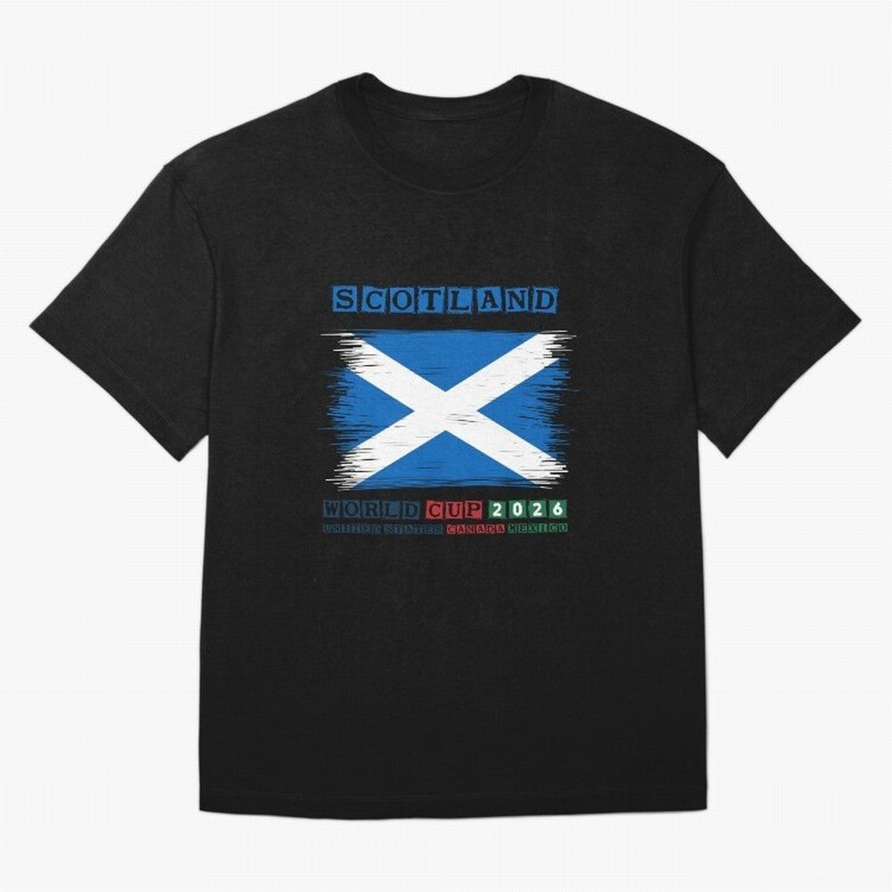 SCOTLAND WORLD CUP 2026 Oversized T-Shirt Show Support during Match Day Hype around FIFA World Cup 2026 USA Canada Mexico, Cristiano Ronaldo, Haaland and CR7, Brazil, Game Day Rituals, Football Legends, Country Pride and the Road to the Final;