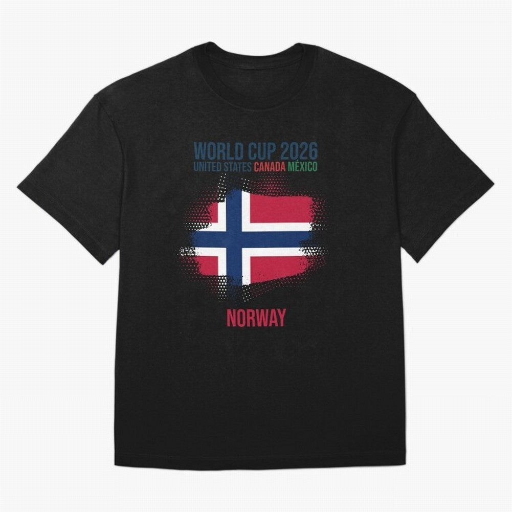 NORWAY WORLD CUP 2026 Oversized T-Shirt Bring Home Match Day Hype around FIFA World Cup 2026 USA Canada Mexico, Cristiano Ronaldo, Haaland and CR7, Brazil, Retro Football Energy, Iconic Rivalries, Trophy Chase Drama and Stadium Atmosphere; Ideal