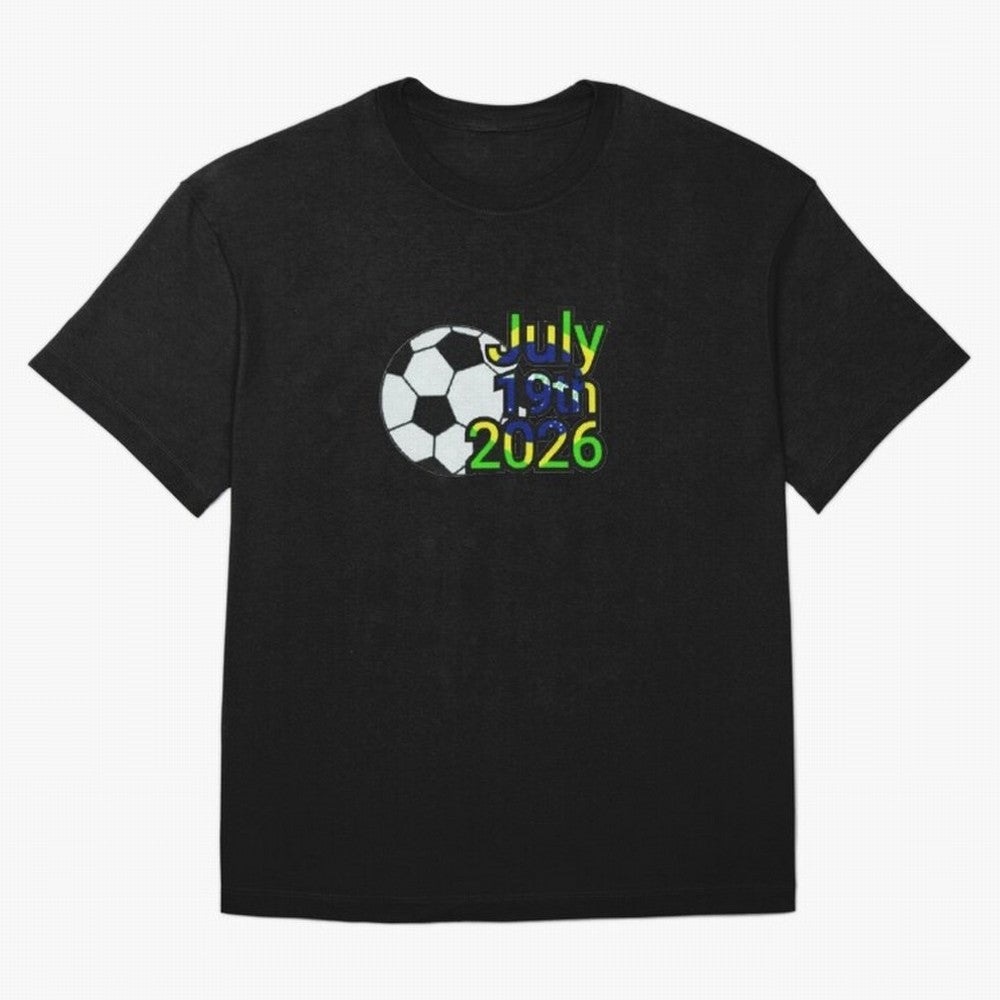 USA 2026- Brazil Oversized T-Shirt Celebrate National Team Dreams in FIFA World Cup 2026 Group Stage Inspired by Cristiano Ronaldo, Haaland and CR7, France Energy, Vintage Soccer Flavor, Modern Football Stars, National Flags and Final Night