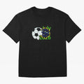 USA 2026- Brazil Oversized T-Shirt Celebrate National Team Dreams in FIFA World Cup 2026 Group Stage Inspired by Cristiano Ronaldo, Haaland and CR7, France Energy, Vintage Soccer Flavor, Modern Football Stars, National Flags and Final Night