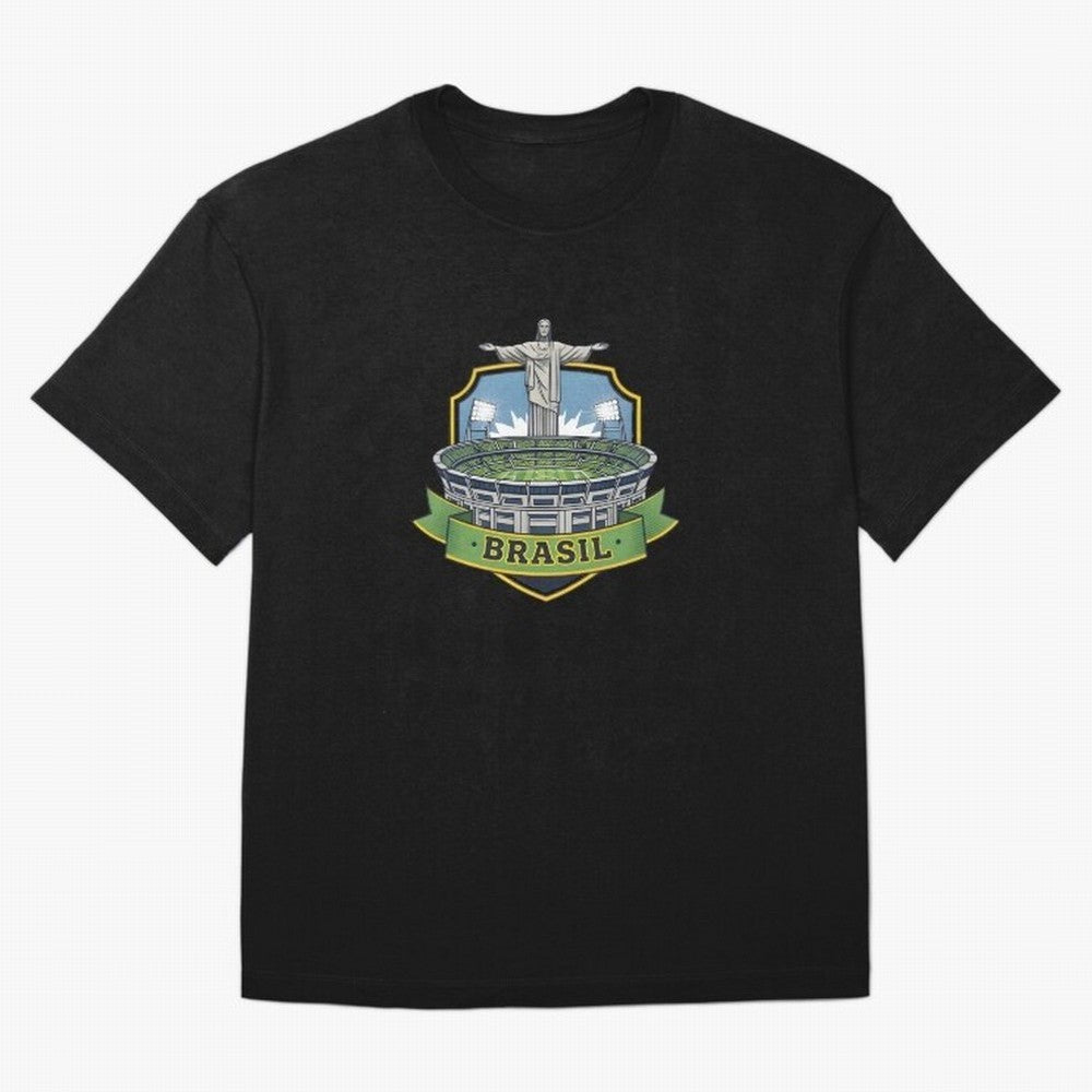 Brazil - World Cup 2026 Oversized T-Shirt Carry the Dream of Match Day Hype around FIFA World Cup 2026 USA Canada Mexico, Cristiano Ronaldo, Spain and Netherlands, Champion Mindset, Group Stage Buzz, Knockout Tension and Passionate Fan Culture;