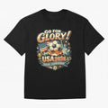 Soccer USA Oversized T-Shirt Enjoy FIFA World Cup 2026 Group Stage Spirit, Celebrating France, Cristiano Ronaldo, Haaland and CR7, Soccer Culture, Superstar Moments, National Team Dreams and Competitive Fire; Perfect for Fans, Collectors, Family