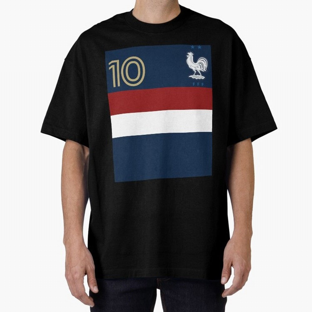 France | 2026 World Cup Fan Apparel Oversized T-Shirt Bring Retro Soccer Energy to the FIFA World Cup 2026 Group Stage Journey through Mbappe Highlights, Argentina Pride, Supporter Pride, Iconic Celebrations, Legendary Names and Global Match Day