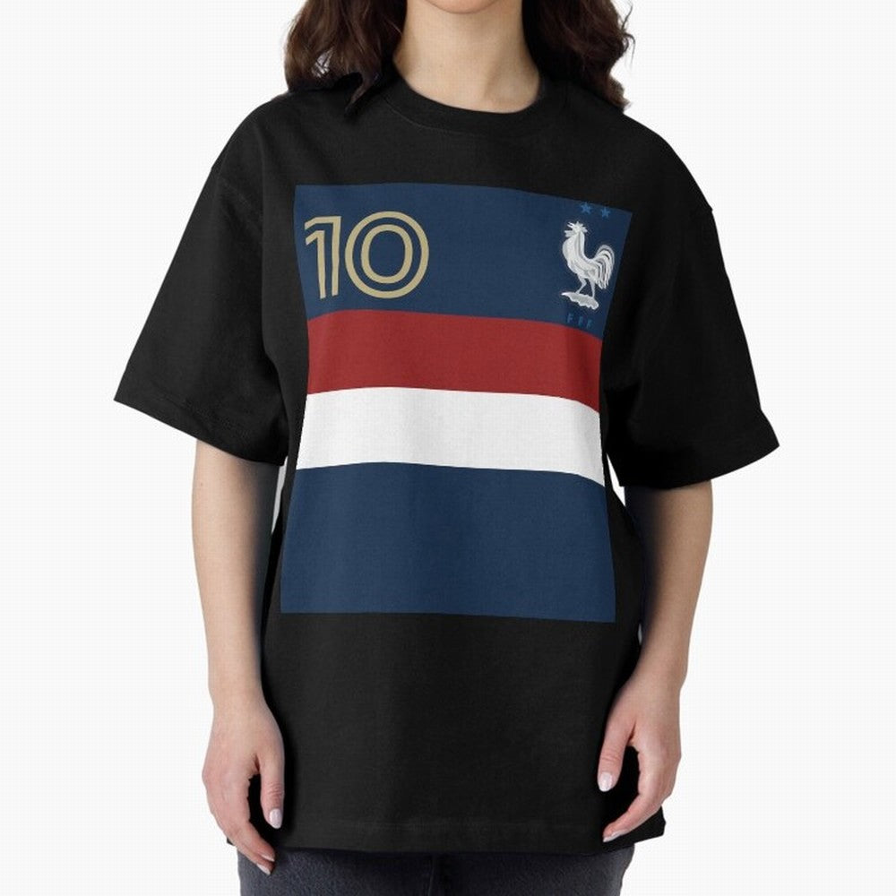 France | 2026 World Cup Fan Apparel Oversized T-Shirt Bring Retro Soccer Energy to the FIFA World Cup 2026 Group Stage Journey through Mbappe Highlights, Argentina Pride, Supporter Pride, Iconic Celebrations, Legendary Names and Global Match Day