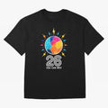 2026 Colorful Soccer Ball USA Canada Mexico 26 Oversized T-Shirt Celebrate the FIFA World Cup 2026 USA Canada Mexico Journey through Messi, Neymar and Mbappe Highlights, Argentina, France and Brazil Pride, Fan Favorite Moments, National Team