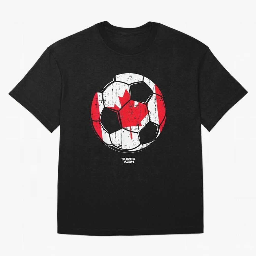 2026 Canada Soccer Fan World Cup Oversized T-Shirt Cheer for FIFA World Cup 2026 Made for Haaland, Brazil Energy, Match Day Excitement, Supporter Culture, Golden Goals and Global Football Passion; Made for Die Hard Supporters, Soccer Lovers, Game