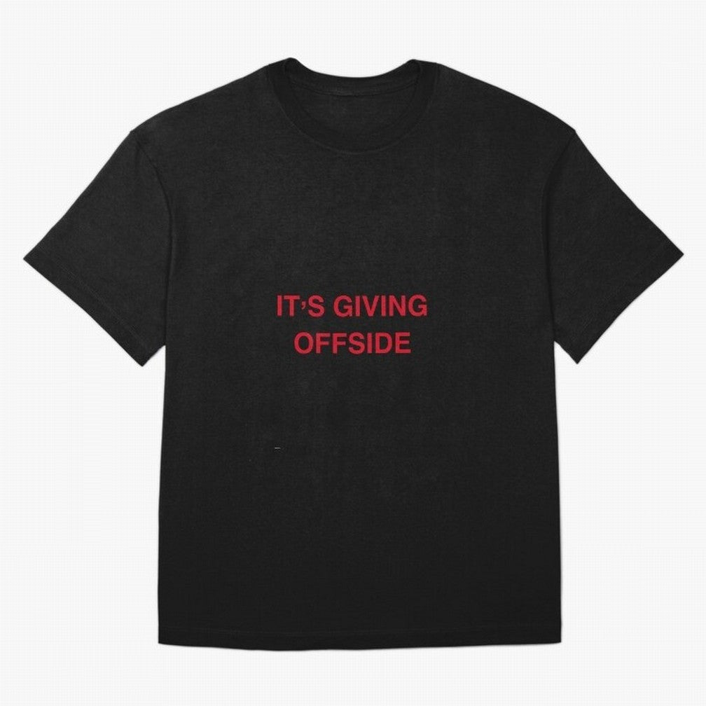 It¡¯s giving offside Oversized T-Shirt Make Memories around FIFA World Cup 2026 USA Canada Mexico for Fans of Mbappe and Neymar and Spain and Netherlands, Bringing Stadium Chants, National Pride, Trophy Dreams and Unforgettable Football Memories;