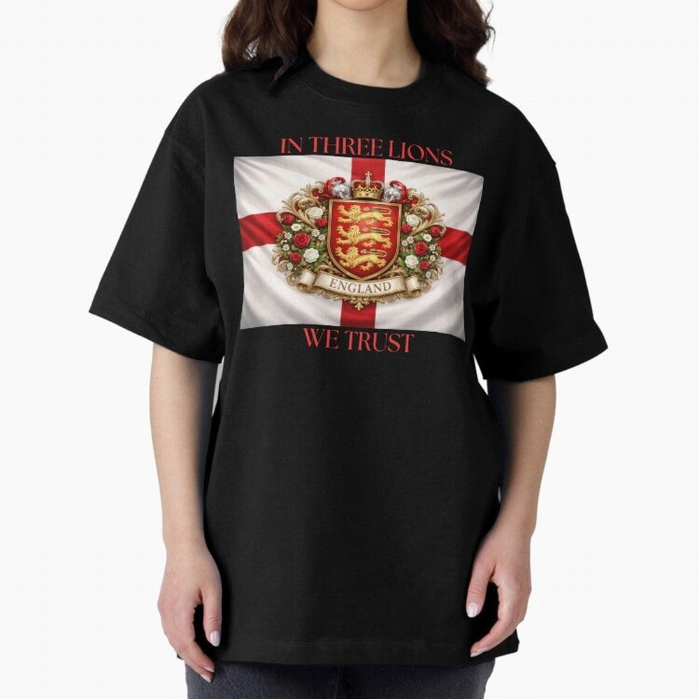 ENGLAND Oversized T-Shirt Show Your Stadium Side during FIFA World Cup 2026 Group Stage Inspired by Mbappe and Neymar, Portugal Energy, Match Day Excitement, Supporter Culture, Golden Goals and Global Football Passion; Made for Collectors Who Enjoy