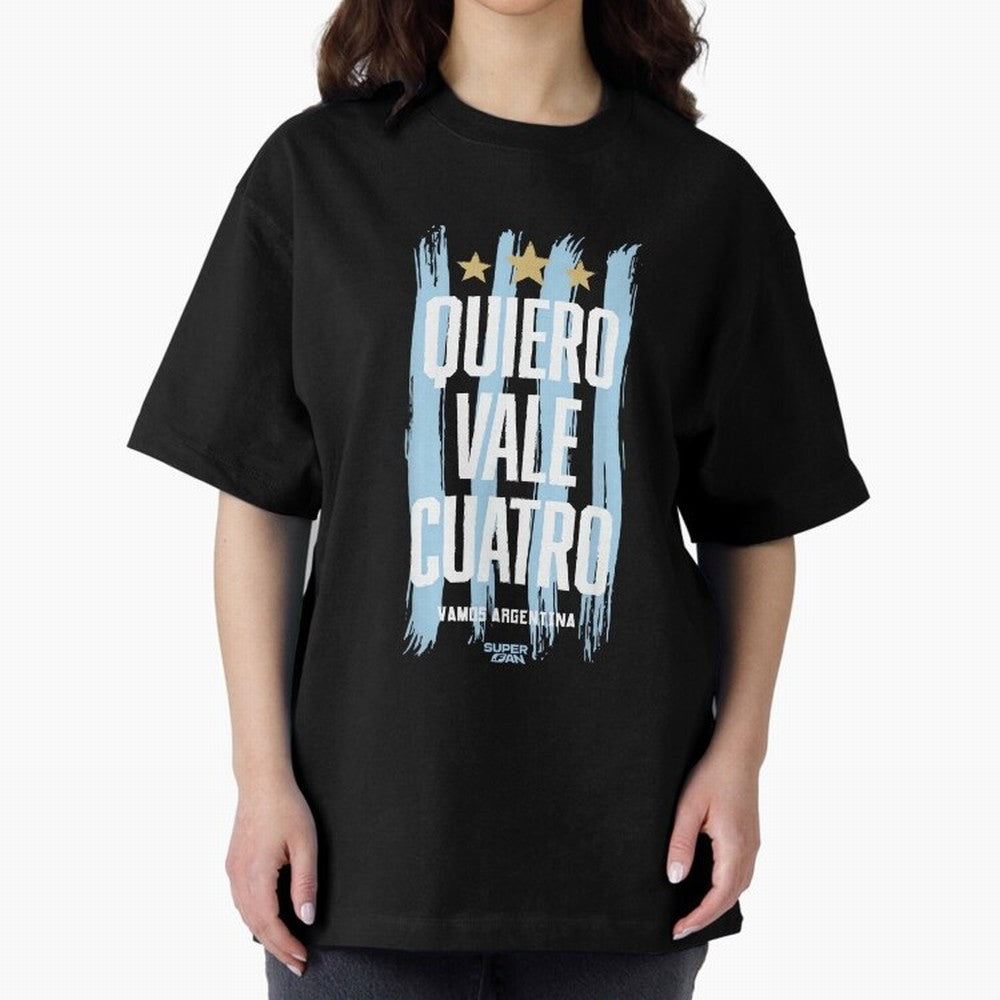 Argentinian Soccer Fan World Cup 2026 Oversized T-Shirt Fuel Match Day Hype around FIFA World Cup 2026 USA Canada Mexico, Cristiano Ronaldo, Portugal, Spain and Germany, Retro Football Energy, Iconic Rivalries, Trophy Chase Drama and Stadium