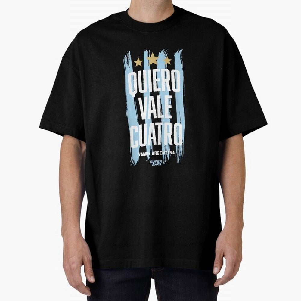 Argentinian Soccer Fan World Cup 2026 Oversized T-Shirt Fuel Match Day Hype around FIFA World Cup 2026 USA Canada Mexico, Cristiano Ronaldo, Portugal, Spain and Germany, Retro Football Energy, Iconic Rivalries, Trophy Chase Drama and Stadium