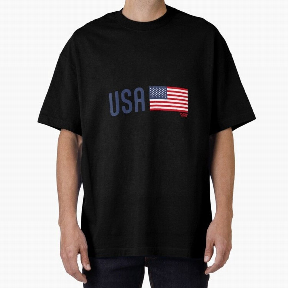 2026 USA Soccer Fan World Cup Oversized T-Shirt Stand with FIFA World Cup 2026 Group Stage Spirit, Celebrating Netherlands, Messi, CR7 and Mbappe, Classic Soccer Heritage, Championship Pressure, Fan Loyalty and International Pride; Ideal for Fans