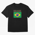 Brasil Flag Oversized T-Shirt Remember FIFA World Cup 2026 USA Canada Mexico for Fans of Neymar and England and Germany, Bringing Football Passion, Legendary Performances, Festival Vibes and Supporter Community; Ideal for Football Dads, Football