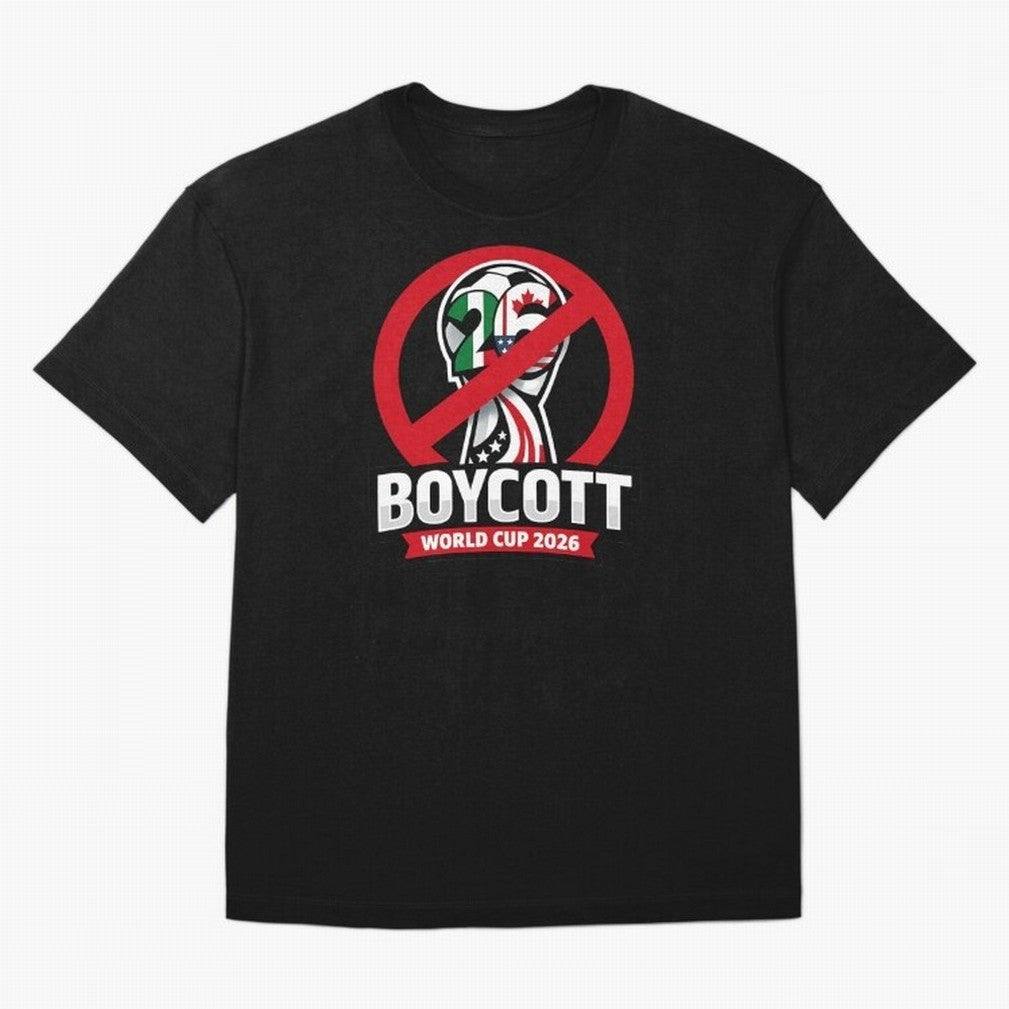 Boycott 2026 World Cup Oversized T-Shirt Upgrade FIFA World Cup 2026 Celebrating Neymar, France Energy, Game Day Rituals, Football Legends, Country Pride and the Road to the Final; Made for Collectors Who Enjoy Iconic Players, Country Pride,