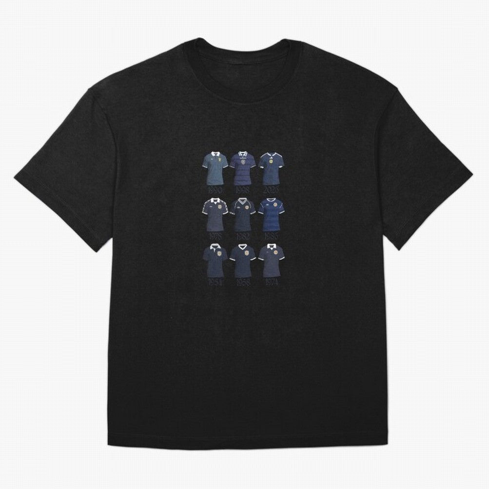 Scotland World Cup Kits Oversized T-Shirt Honor Football Greatness during FIFA World Cup 2026 Group Stage Driven by CR7, England and Germany Energy, Football Festival Excitement, Trophy Ambitions, Country Rivalries and Star Player Buzz; Great for