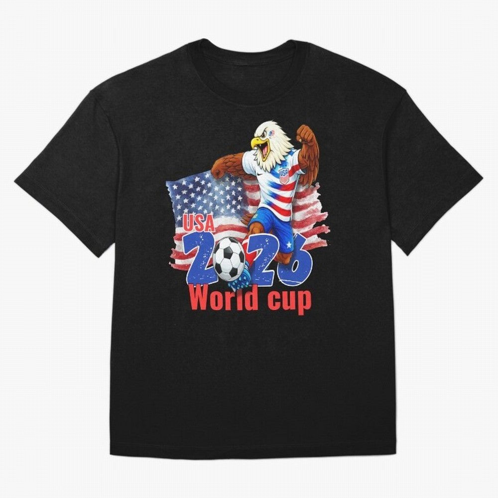 USA 2026 WORLD CUP Oversized T-Shirt Show Love for Legendary Goals in the FIFA World Cup 2026 Journey through Messi, CR7 and Mbappe Highlights, England and Germany Pride, Fan Favorite Moments, National Team Passion, Big Match Drama and Soccer
