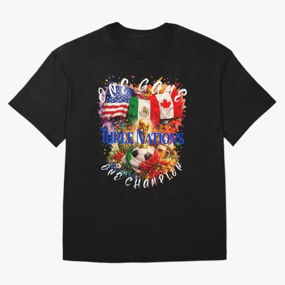 2026 World Cup Oversized T-Shirt Make Memories around FIFA World Cup 2026 for Fans of Messi, Neymar and Mbappe and Argentina and Brazil, Bringing Football Passion, Legendary Performances, Festival Vibes and Supporter Community; Built for Supporters