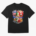 2026 World Cup Oversized T-Shirt Make Memories around FIFA World Cup 2026 for Fans of Messi, Neymar and Mbappe and Argentina and Brazil, Bringing Football Passion, Legendary Performances, Festival Vibes and Supporter Community; Built for Supporters