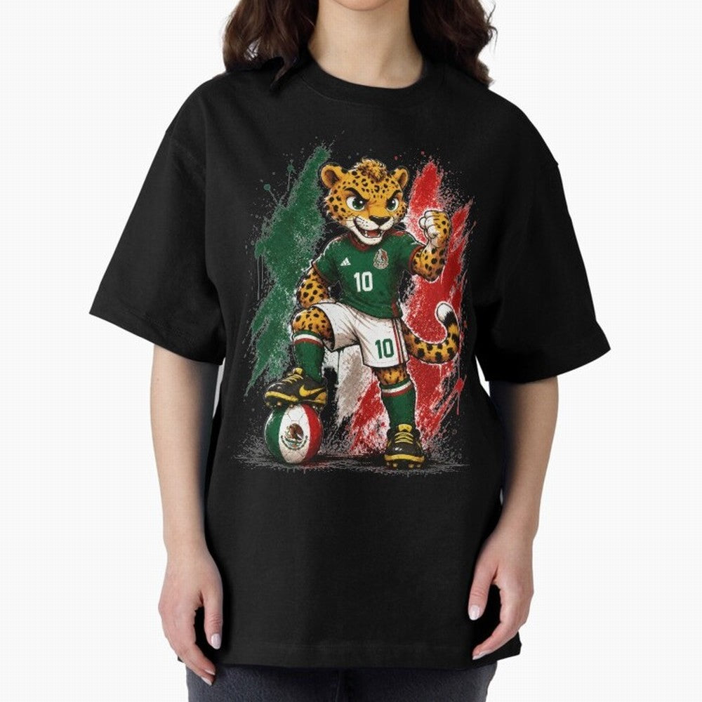 Mexico Fifa Mundial Oversized T-Shirt Live for the Drama of Match Day Hype around FIFA World Cup 2026, Messi, Neymar and Mbappe, Brazil, Worldwide Fan Energy, Dramatic Goals, Stadium Lights and Championship Celebrations; Ideal for Fans Who Follow