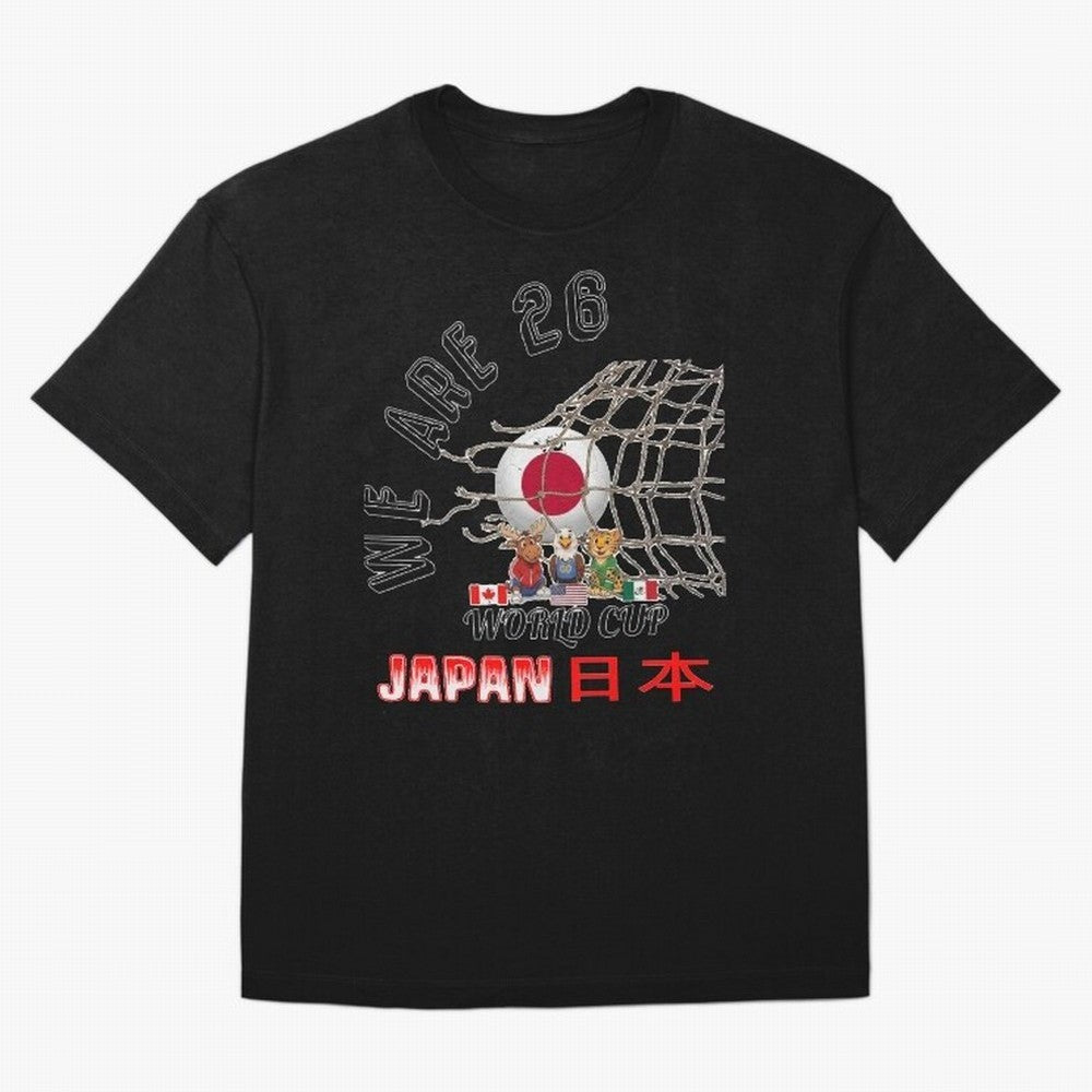 World cup 26 - Japan Oversized T-Shirt Bring Global Tournament Vibes to Global Football Passion for FIFA World Cup 2026 Group Stage, Celebrating Cristiano Ronaldo, Haaland and CR7, England and Germany, Football Passion, Legendary Performances,