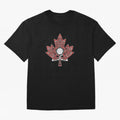Interwoven Maple Leaf Canada Soccer 2026 T-Shirt_83135197 Oversized T-Shirt Follow the Final Road of the FIFA World Cup 2026 USA Canada Mexico Journey through Haaland and Mbappe Highlights, Brazil Pride, Football Passion, Legendary Performances,
