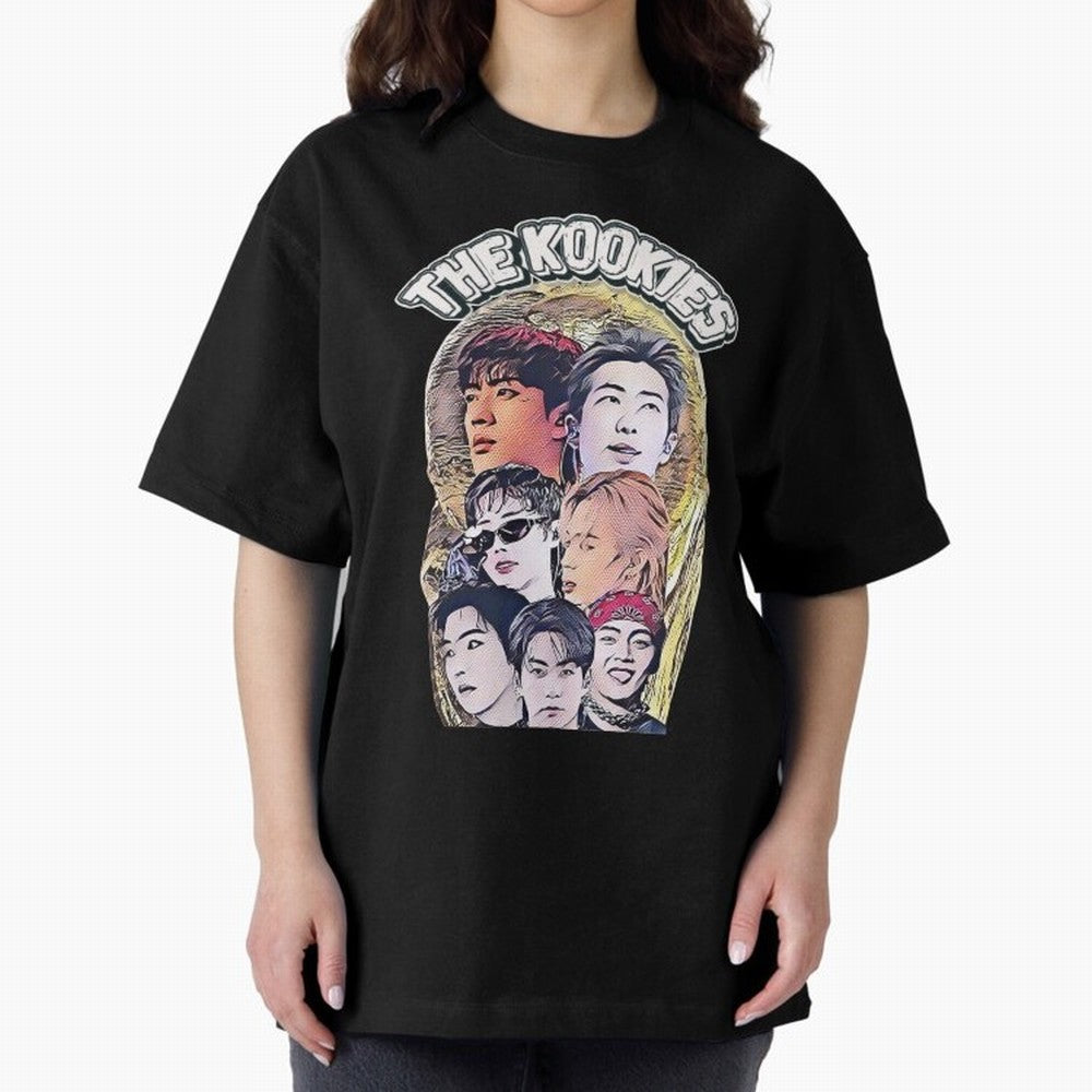 The Kookies - BTS Design Oversized T-Shirt Share the Excitement of FIFA World Cup 2026 Group Stage Highlighting Mbappe, Argentina and Brazil Energy, Football History, Final Match Energy, Crowd Noise and Once in a Lifetime Moments; Created for Match