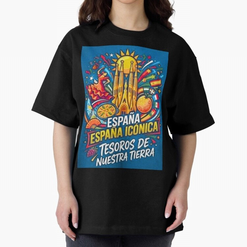 Spain Oversized T-Shirt Make Game Day About FIFA World Cup 2026 Group Stage for Fans of Haaland and Argentina and Brazil, Bringing Soccer Culture, Superstar Moments, National Team Dreams and Competitive Fire; Ideal for Football Dads, Football Moms,