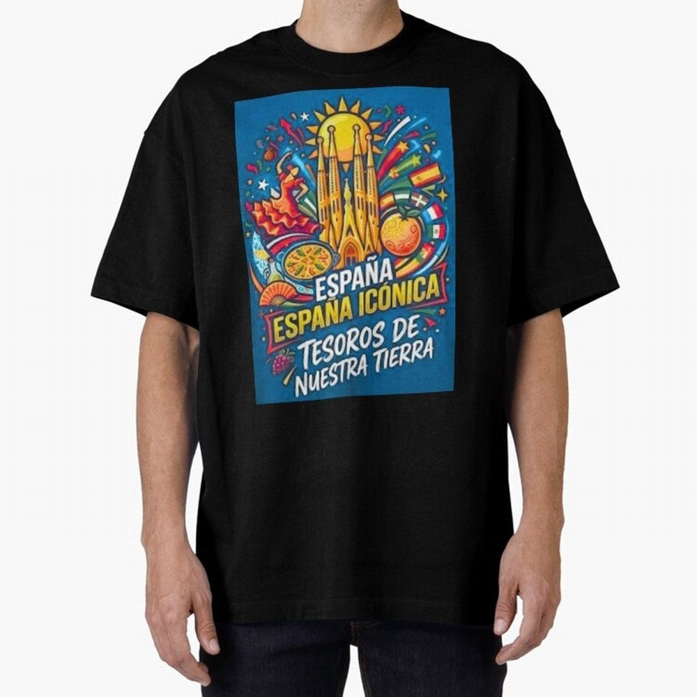 Spain Oversized T-Shirt Make Game Day About FIFA World Cup 2026 Group Stage for Fans of Haaland and Argentina and Brazil, Bringing Soccer Culture, Superstar Moments, National Team Dreams and Competitive Fire; Ideal for Football Dads, Football Moms,