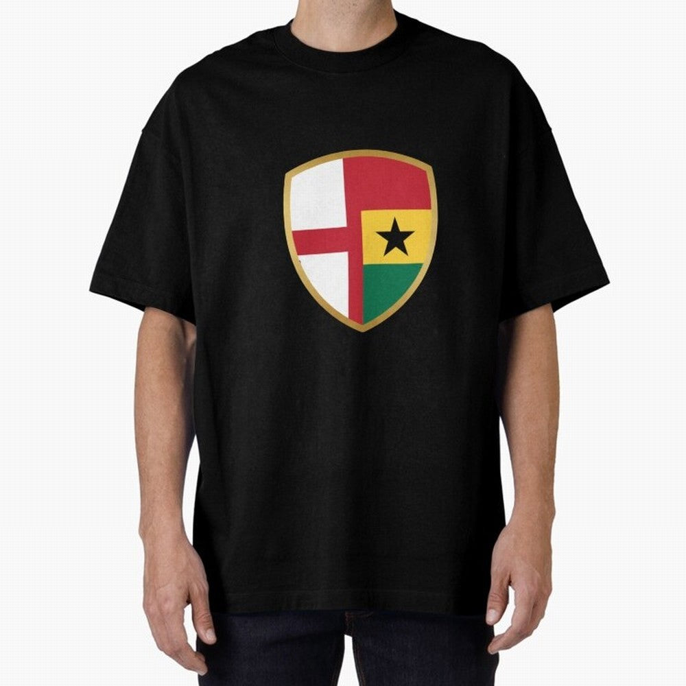 FIFA World Cup - England v Ghana Oversized T-Shirt Make Every Match About FIFA World Cup 2026 USA Canada Mexico Spirit, Highlighting England, Mbappe and Neymar, Champion Mindset, Group Stage Buzz, Knockout Tension and Passionate Fan Culture;