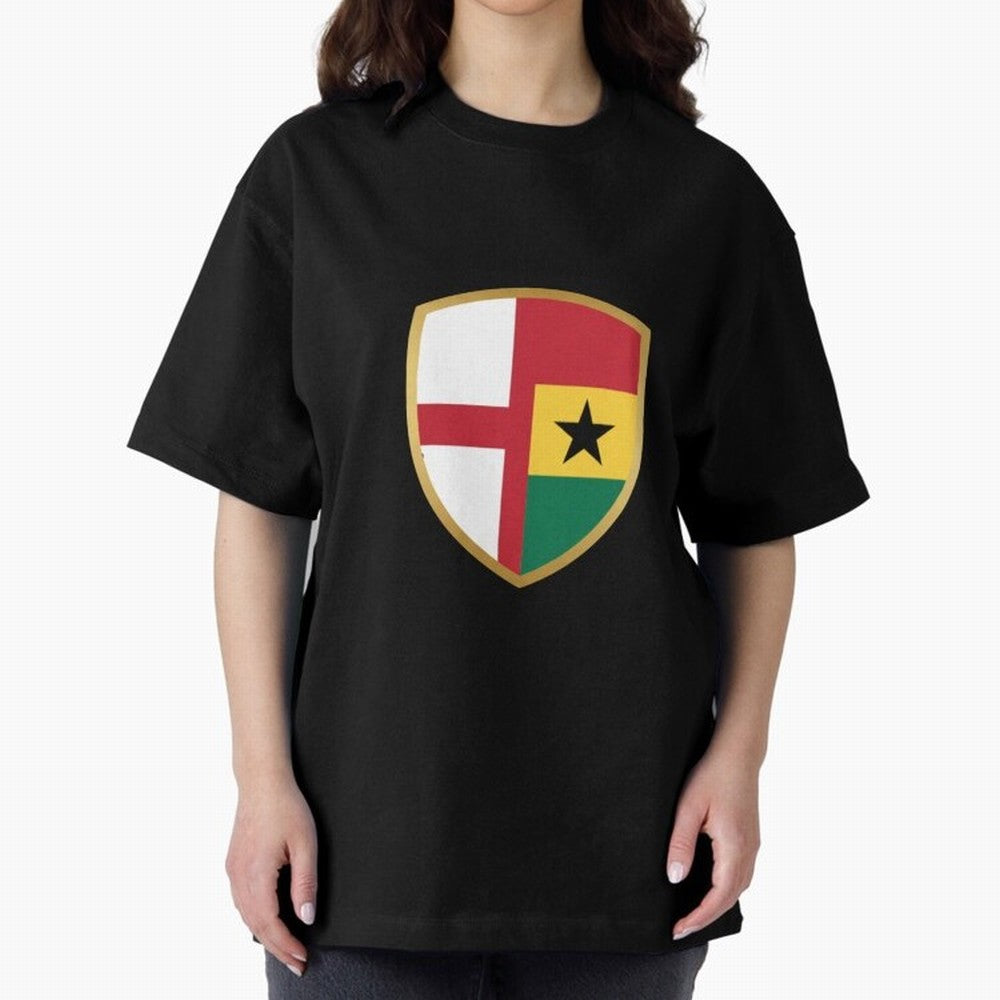 FIFA World Cup - England v Ghana Oversized T-Shirt Make Every Match About FIFA World Cup 2026 USA Canada Mexico Spirit, Highlighting England, Mbappe and Neymar, Champion Mindset, Group Stage Buzz, Knockout Tension and Passionate Fan Culture;