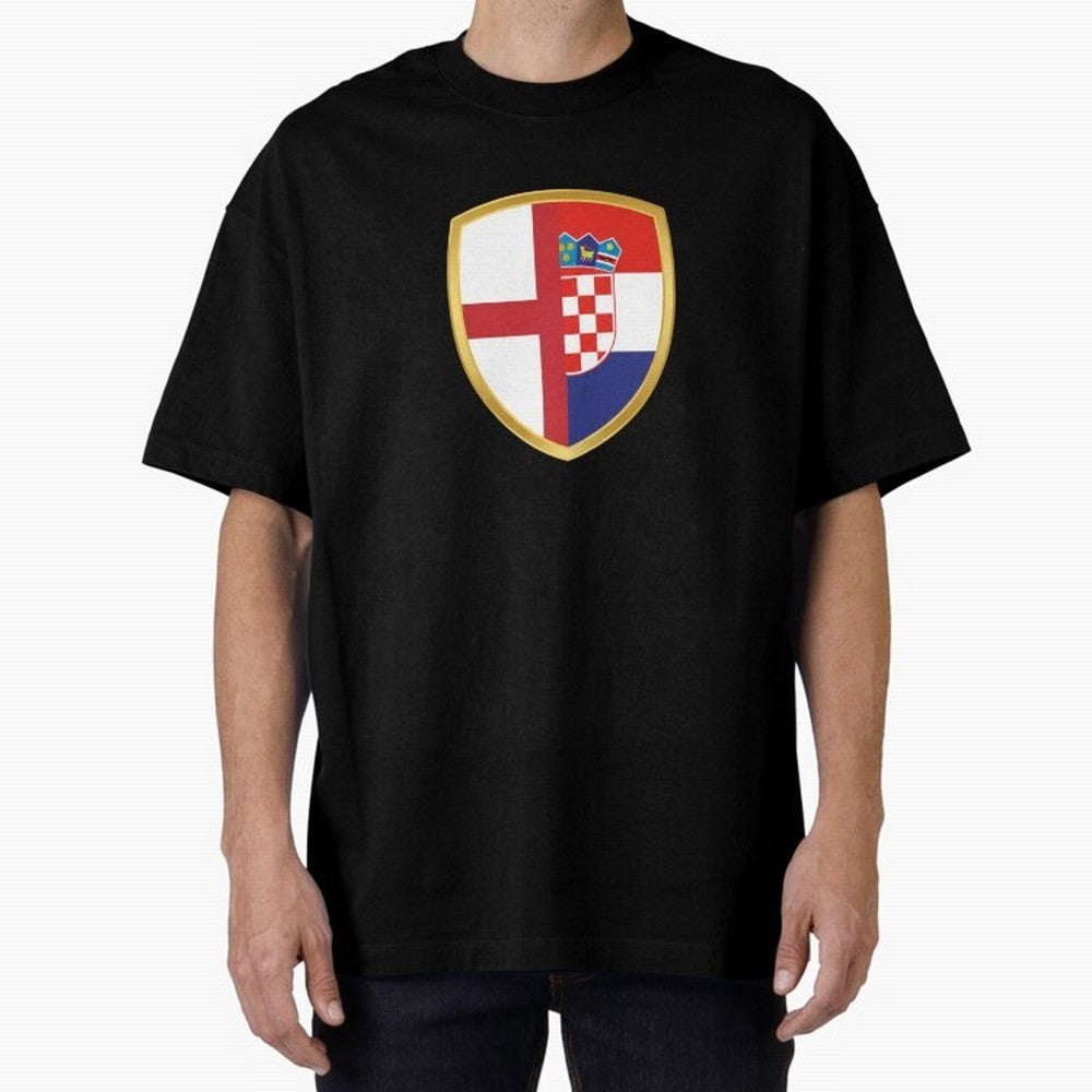 FIFA World Cup - England v Croatia Oversized T-Shirt Show Support during Global Football Passion for FIFA World Cup 2026, Featuring Messi, CR7 and Mbappe, Argentina and Brazil, Game Day Rituals, Football Legends, Country Pride and the Road to the