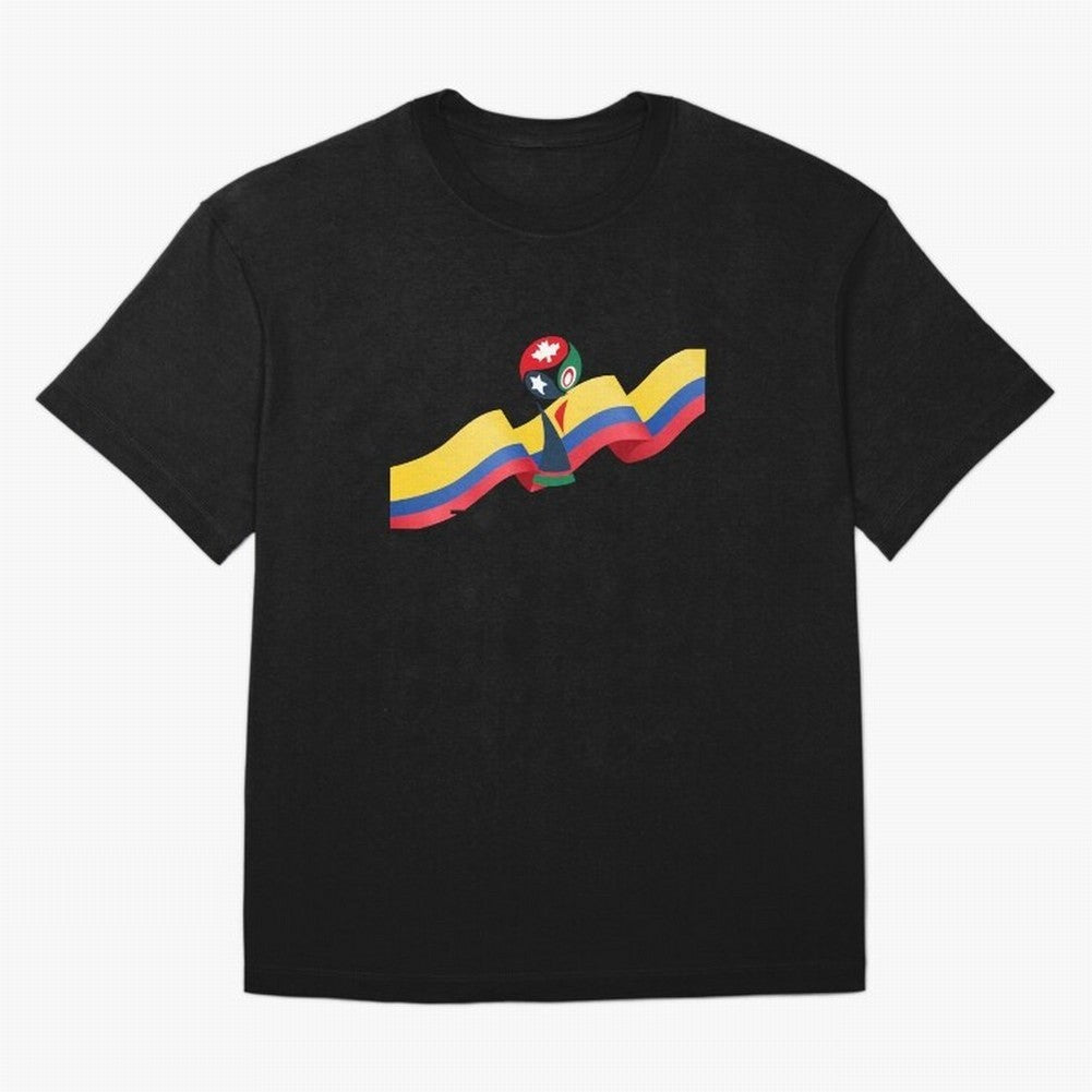 World Cup 2026 Team Colombia Oversized T-Shirt Relive Legendary Nights from FIFA World Cup 2026 Group Stage Spirit, Centered on France and Portugal, Haaland and Mbappe, Supporter Pride, Iconic Celebrations, Legendary Names and Global Match Day