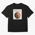 Go Germany Soccer Ball Flag | German Football Fan Graphic Tee Oversized T-Shirt Follow the Final Road of FIFA World Cup 2026 Group Stage Driven by Messi and Cristiano Ronaldo, England, France and Netherlands Energy, Worldwide Fan Energy, Dramatic