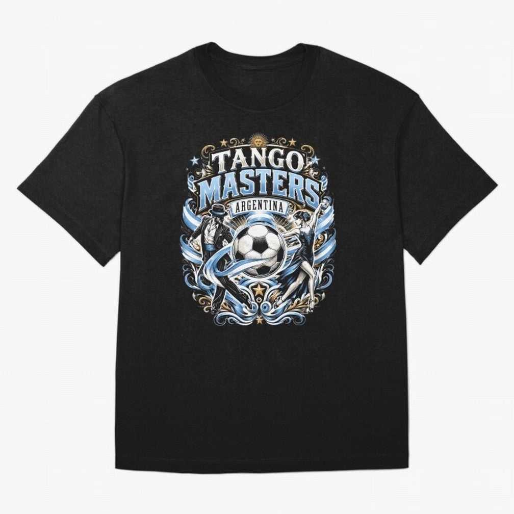 Tango Masters Argentina World Cup 2026 Oversized T-Shirt Keep Football History Alive during FIFA World Cup 2026 Spirit, Featuring France and Portugal, Messi, CR7 and Mbappe, Soccer Culture, Superstar Moments, National Team Dreams and Competitive