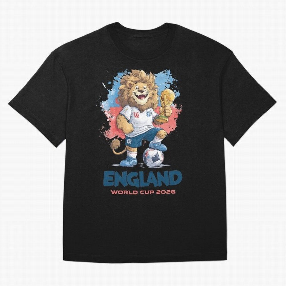 England - World Cup 2026 Oversized T-Shirt Celebrate the Magic of FIFA World Cup 2026 Group Stage Spirit, Driven by Portugal, Messi, Match Day Excitement, Supporter Culture, Golden Goals and Global Football Passion; Perfect for Supporters Who Want