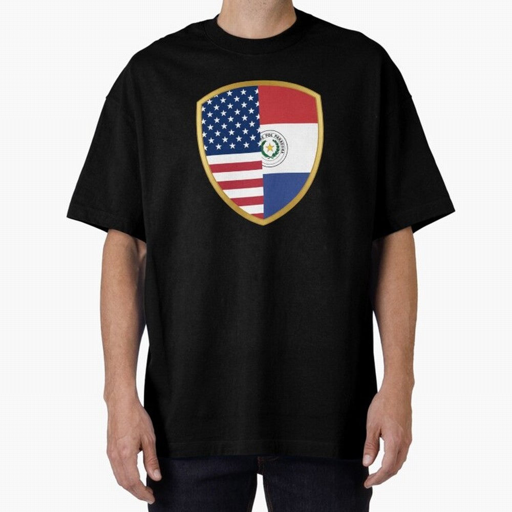 FIFA World Cup -USA v Paraguay Oversized T-Shirt Celebrate Every Goal in the FIFA World Cup 2026 Journey through Haaland Highlights, England and Germany Pride, Sports Nostalgia, International Competition, Famous Players and Unforgettable Victories;