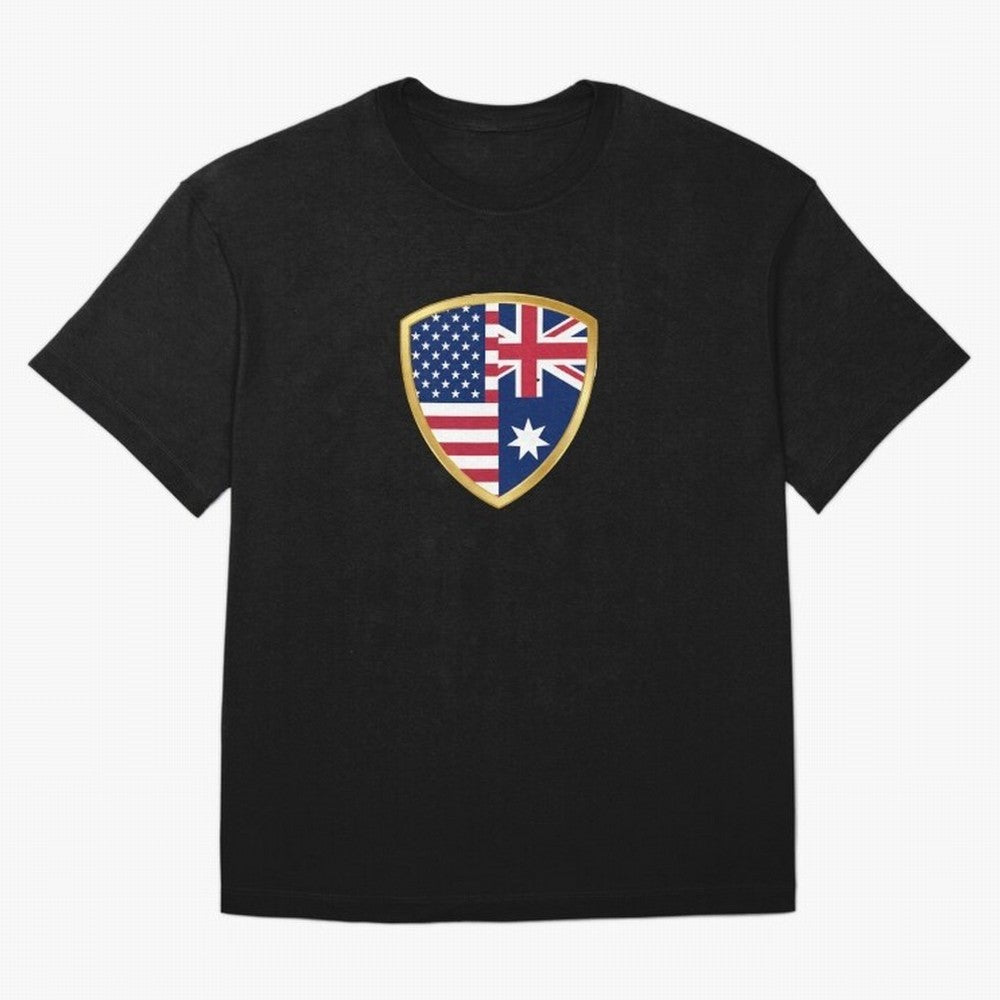 FIFA World Cup - USA v Australia Oversized T-Shirt Bring a Champion Mindset to FIFA World Cup 2026 Group Stage for Fans of Cristiano Ronaldo and Brazil, Portugal and Argentina, Bringing Football Festival Excitement, Trophy Ambitions, Country