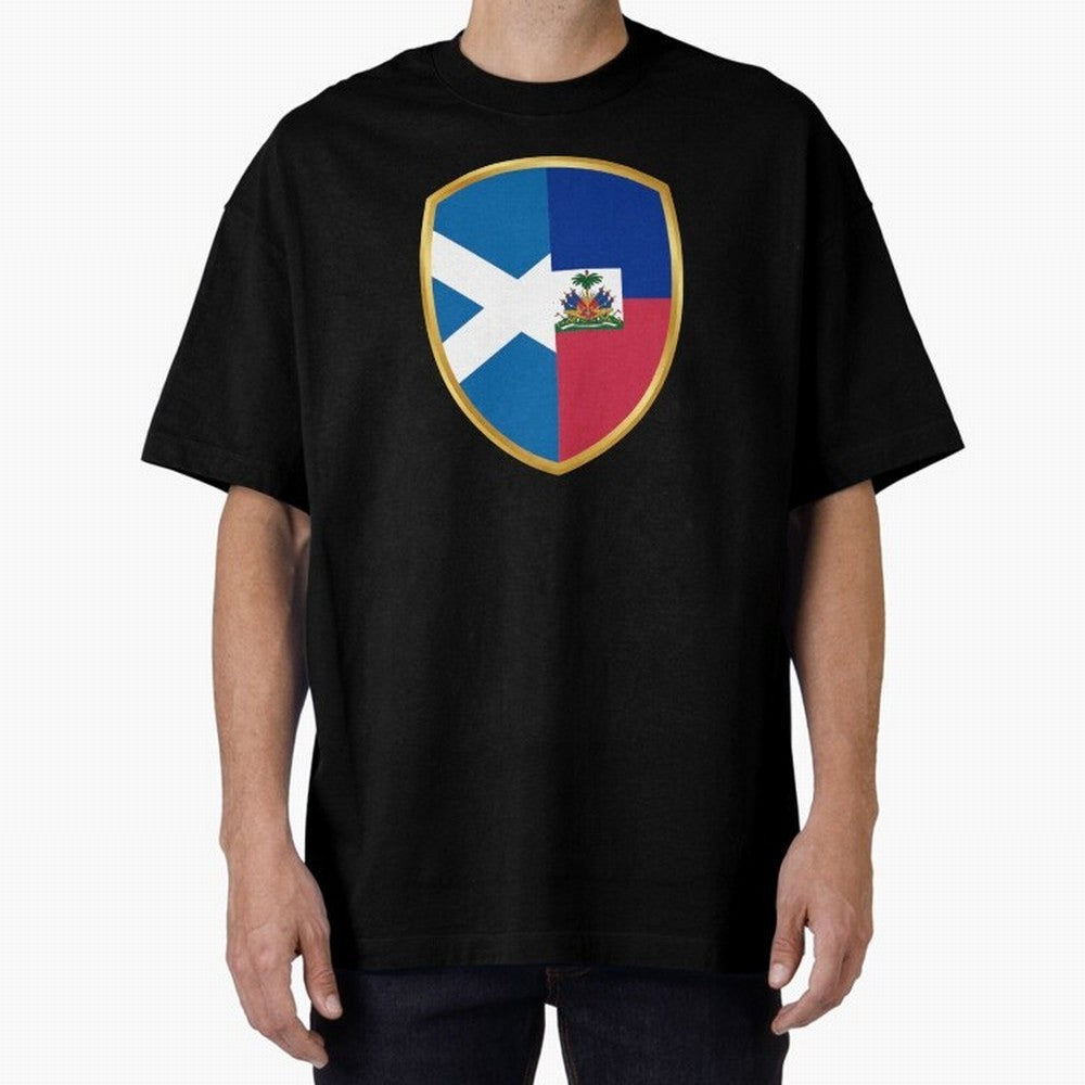 Copy of FIFA World Cup -Scotland v Haiti Oversized T-Shirt Follow the Final Road of FIFA World Cup 2026 Spirit, Driven by Argentina and Brazil, Messi, Football Festival Excitement, Trophy Ambitions, Country Rivalries and Star Player Buzz; Created