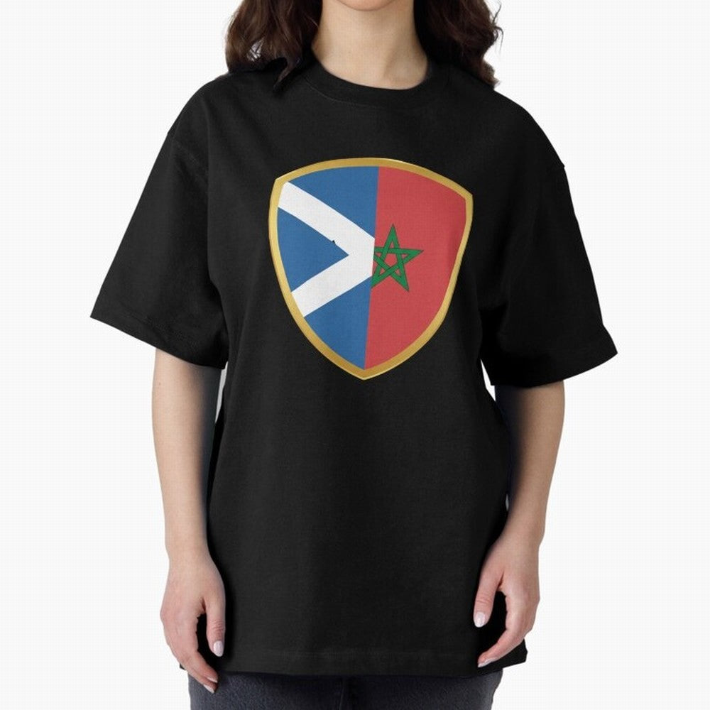 FIFA World Cup -Scotland v Morocco Oversized T-Shirt Back the Journey through FIFA World Cup 2026 Group Stage for Fans of Haaland and Mbappe and Spain, Bringing Champion Mindset, Group Stage Buzz, Knockout Tension and Passionate Fan Culture;