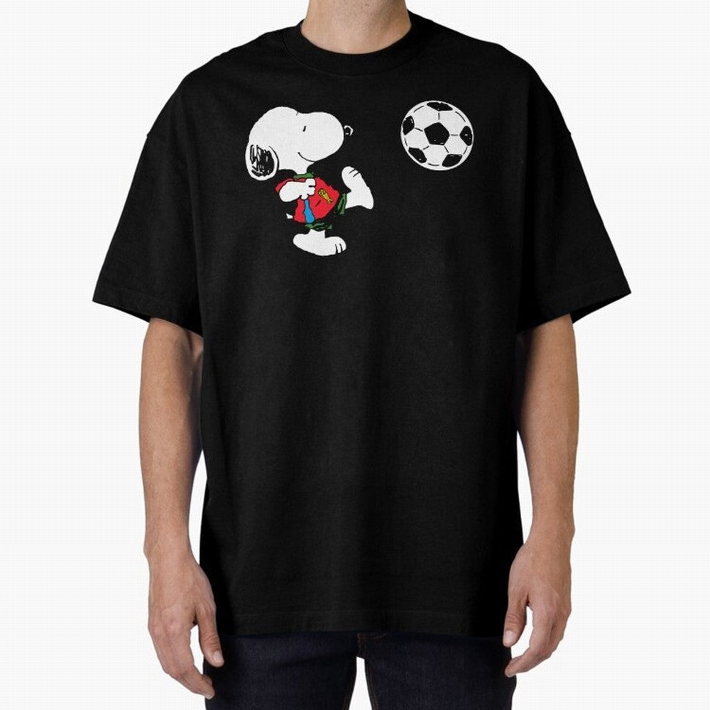 SNOOPY Football - FIFA World Cup 2026 Oversized T-Shirt Celebrate Unforgettable Nights in the FIFA World Cup 2026 Group Stage Journey through Neymar Highlights, Argentina Pride, Football History, Final Match Energy, Crowd Noise and Once in a