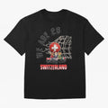 World cup 26 - Switzerland Oversized T-Shirt Showcase FIFA World Cup 2026 USA Canada Mexico Spirit, Connected to England, Mbappe and Neymar, Stadium Memories, Football Loyalty, International Chants and Championship Tradition; Ideal for Fans Who