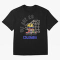 World cup 26 - Colombia Oversized T-Shirt Mark FIFA World Cup 2026 USA Canada Mexico with Mbappe, Brazil Energy, Sports Nostalgia, International Competition, Famous Players and Unforgettable Victories; Great for Watch Parties, Sports Bars, Family