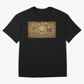 Ornate Soccer Emblem with Flags Oversized T-Shirt Bring Retro Soccer Energy to FIFA World Cup 2026 Spirit, Filled with England, Messi, Stadium Chants, National Pride, Trophy Dreams and Unforgettable Football Memories; Created for Match Day Parties,