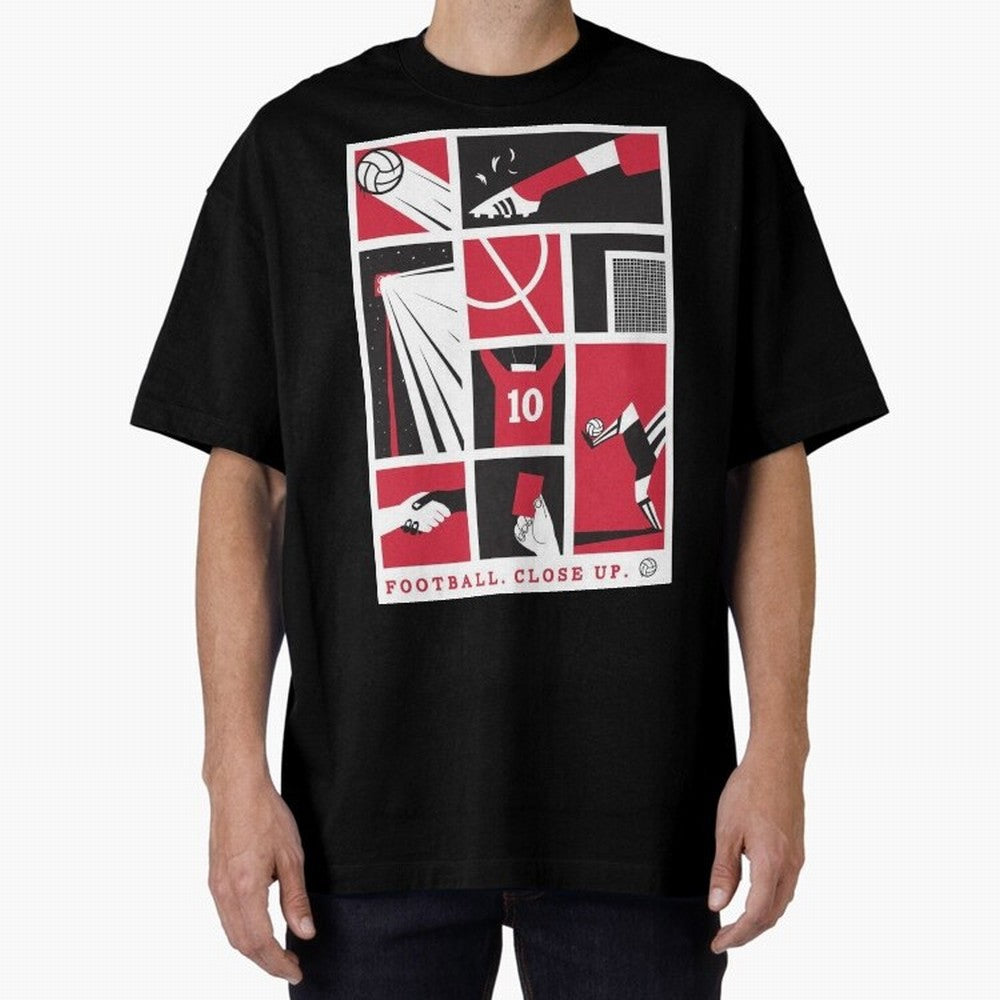 World Cup 2026 Soccer Celebration: United Football Fan Art Oversized T-Shirt Carry the Dream of FIFA World Cup 2026 USA Canada Mexico Celebrating Mbappe, Portugal, Spain and Germany Energy, Match Day Excitement, Supporter Culture, Golden Goals and