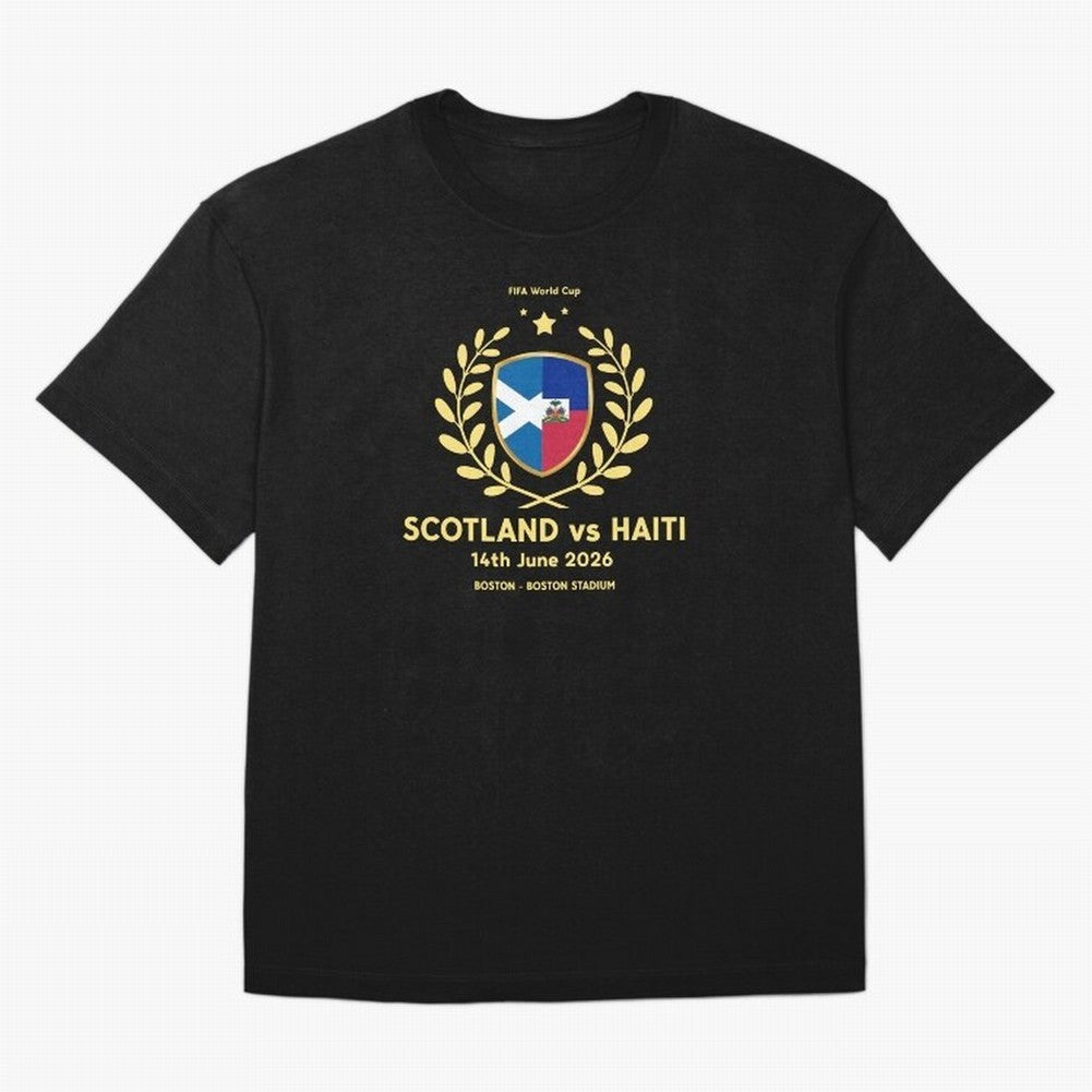 FIFA World Cup - Scotland v Haiti Oversized T-Shirt Share the Excitement of FIFA World Cup 2026 Group Stage for Fans of Mbappe and Neymar and Spain and Netherlands, Bringing Fan Favorite Moments, National Team Passion, Big Match Drama and Soccer