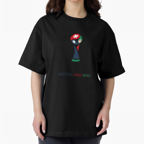 2026 World Cup Oversized T-Shirt Capture Stadium Memories from FIFA World Cup 2026 Group Stage Spirit, Capturing Spain and Netherlands, Cristiano Ronaldo, Football Passion, Legendary Performances, Festival Vibes and Supporter Community; Ideal for