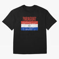 Paraguay Oversized T-Shirt Follow FIFA World Cup 2026 Group Stage Celebrating Haaland and Mbappe, England and Germany Energy, Retro Football Energy, Iconic Rivalries, Trophy Chase Drama and Stadium Atmosphere; Ideal for Football Dads, Football