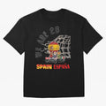 World cup 26 - Spain Oversized T-Shirt Celebrate the Road through FIFA World Cup 2026 Group Stage Spirit, Centered on Portugal, Spain and Germany, Haaland, Goal Celebration Energy, Supporter Heritage, Football Icons and Worldwide Tournament Joy;